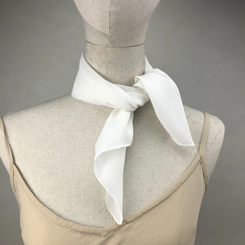 Scarf Silk Square - Neue Frauen Seidenschal Square Neck Schals