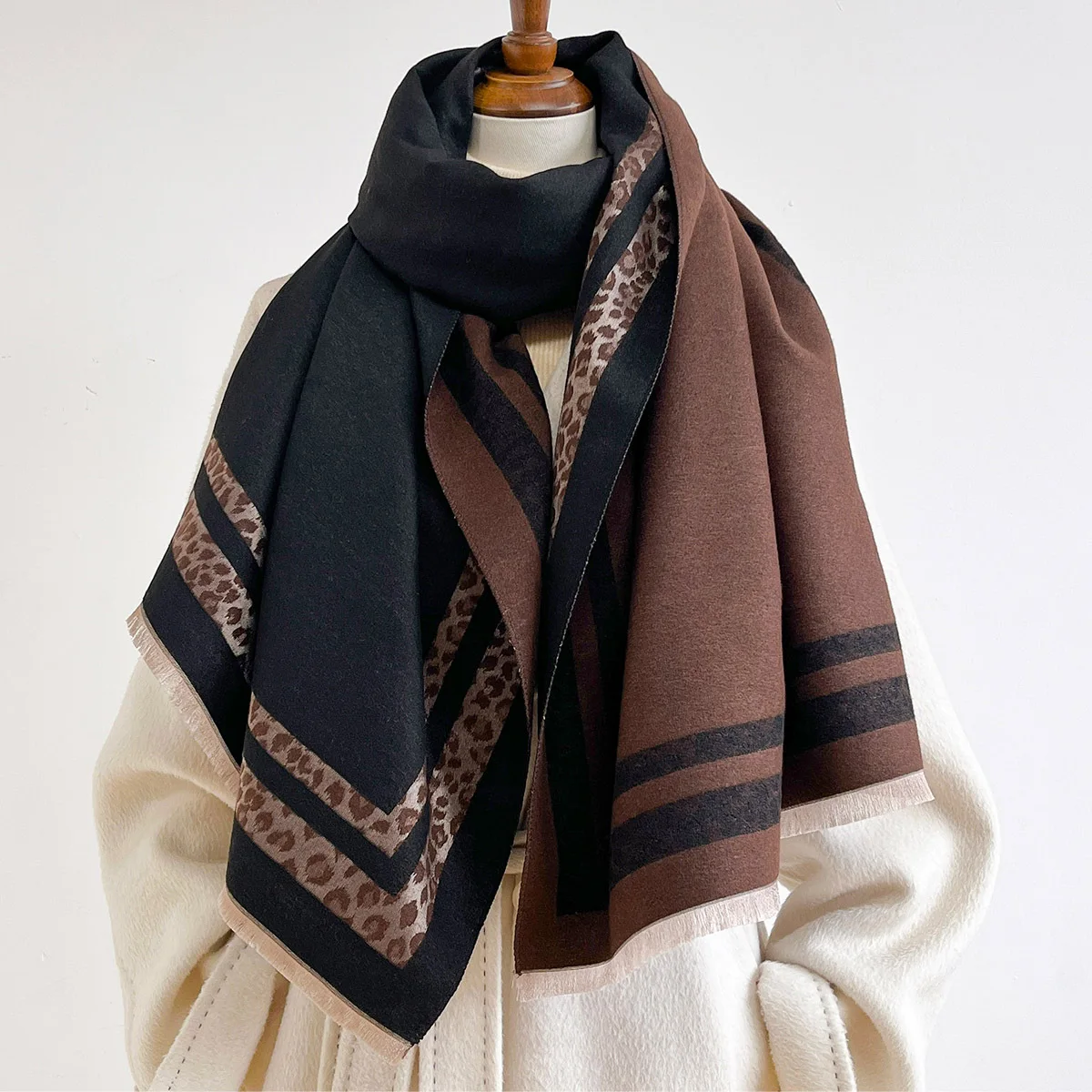 Winter-Wickelschal, wendbar, w – Woven Scarf Blanket Bewertung und Preis