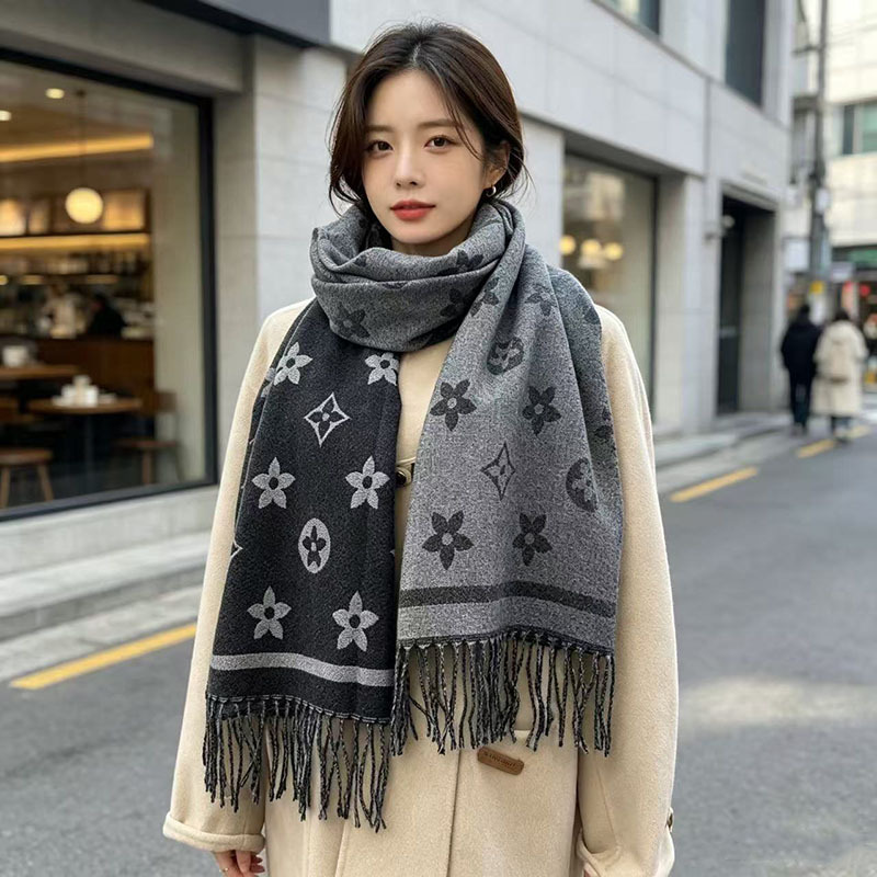 Stilvoller Schal mit Nationalm – Infinity Scarf Knit Bewertung und Preis