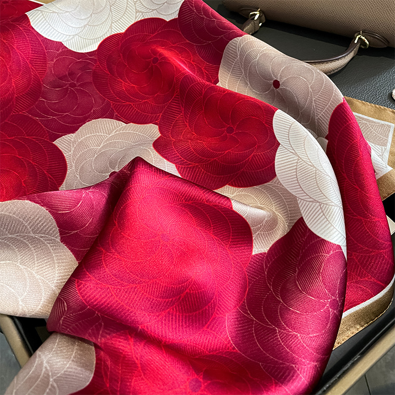 Mode 100% Echte Reine Seide Ko – Scarf Silk Square Bewertung und Preis