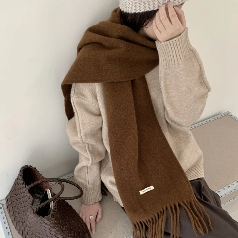 Koreanische Version, schicker, – Muffler Men Wool Bewertung und Preis