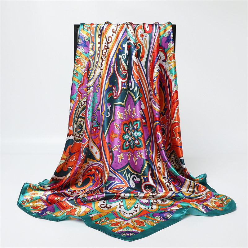 90cm Modisches Bedrucktes Groß – Face Scarf Mask Bewertung und Preis