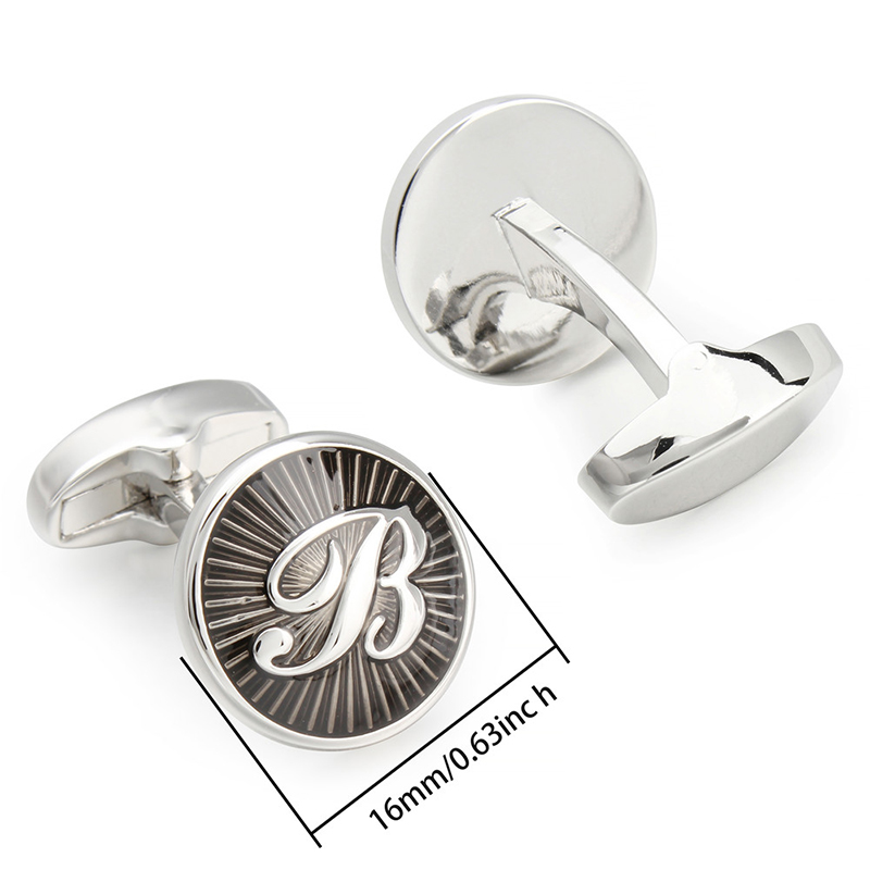Herren A-Z Initial Manschetten – Tie Clip Silver Bewertung und Preis