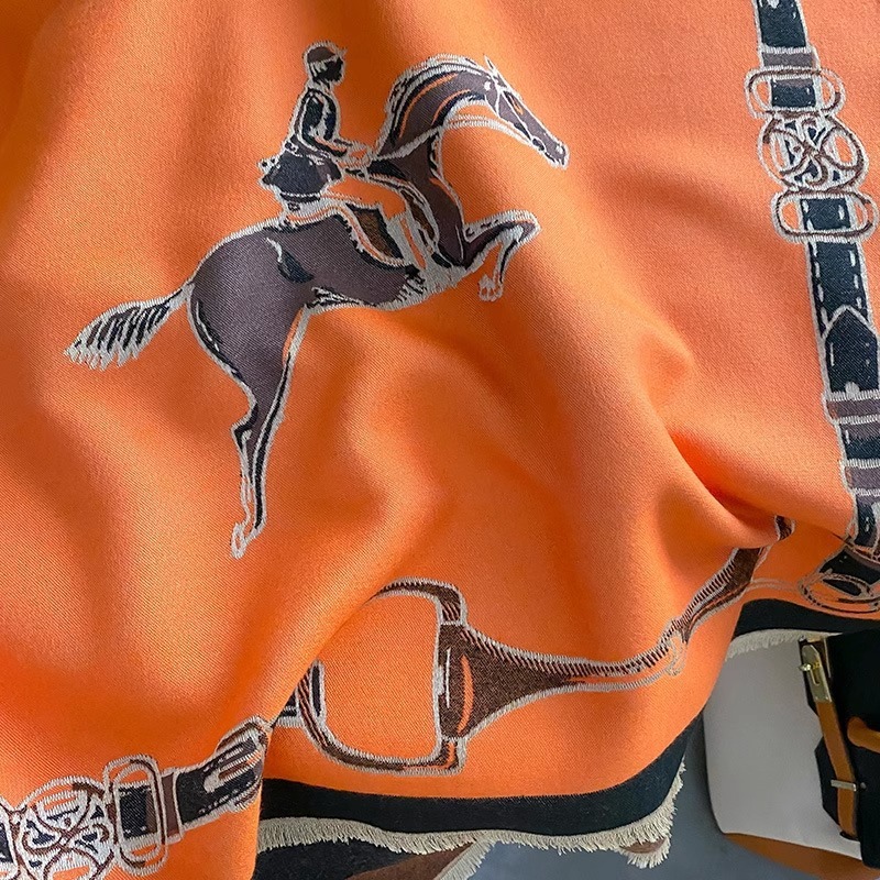 Retro Rider Horse Schal aus Ka – Muffler Men Wool Bewertung und Preis