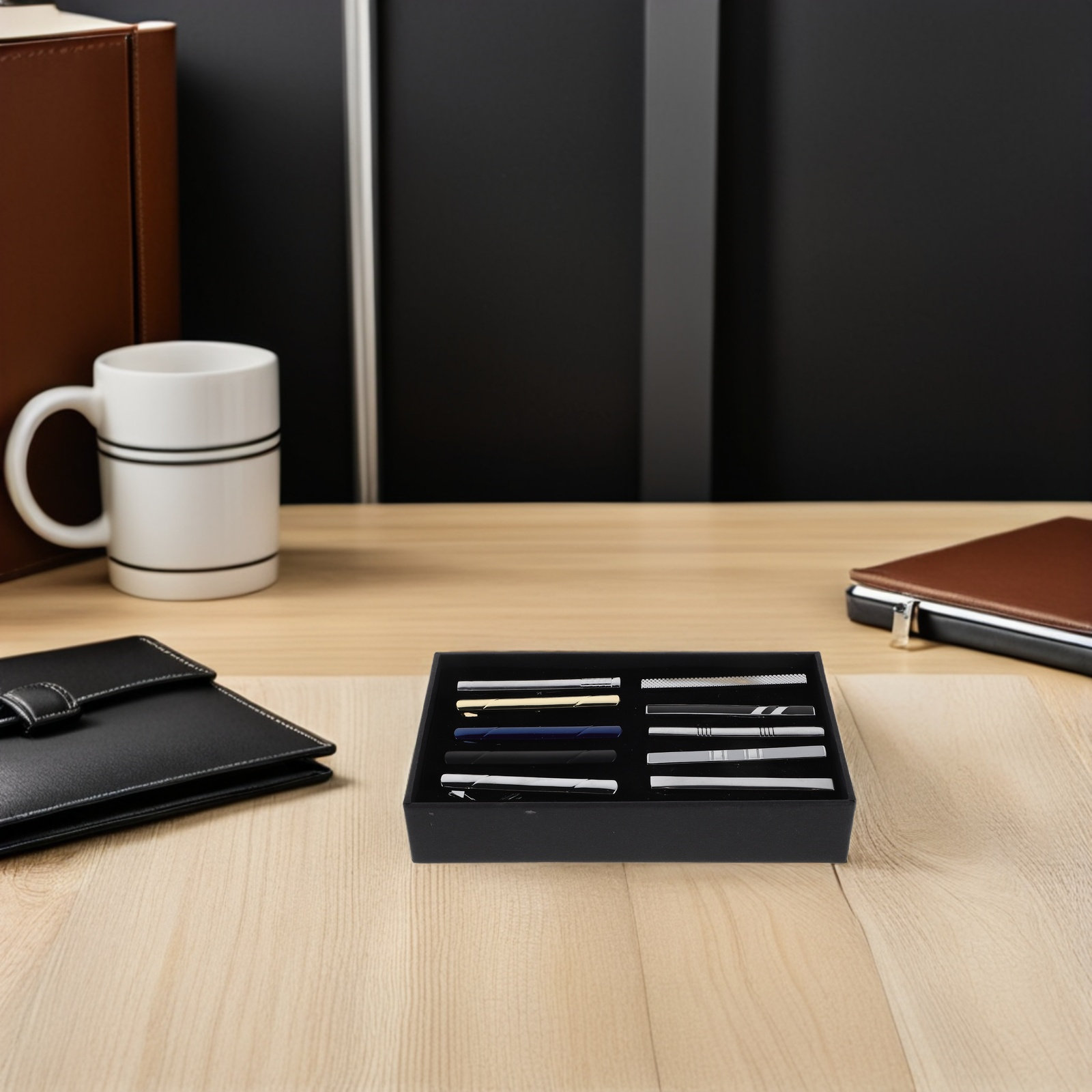10er-Set Krawattenklammern, el – Tie Bar Set Gift Bewertung und Preis